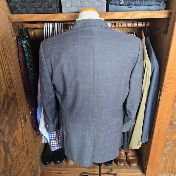 Faconnable Gray Men's Wool Suit 42R/35R - Picture 2 of 16